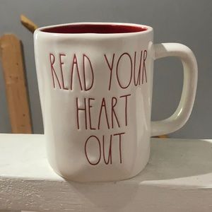Rae Dunn Read Your Heart Out mug